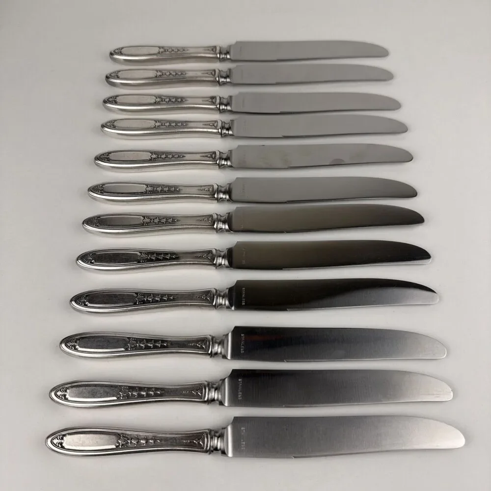 50-piece Set Tudor Plate Oneida Community Enchantment Bounty Silverware In Chest
